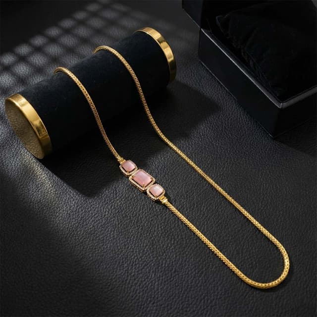 Pink Rani Mope Chain - Thumbnail 1