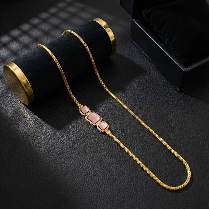 Pink Rani Mope Chain