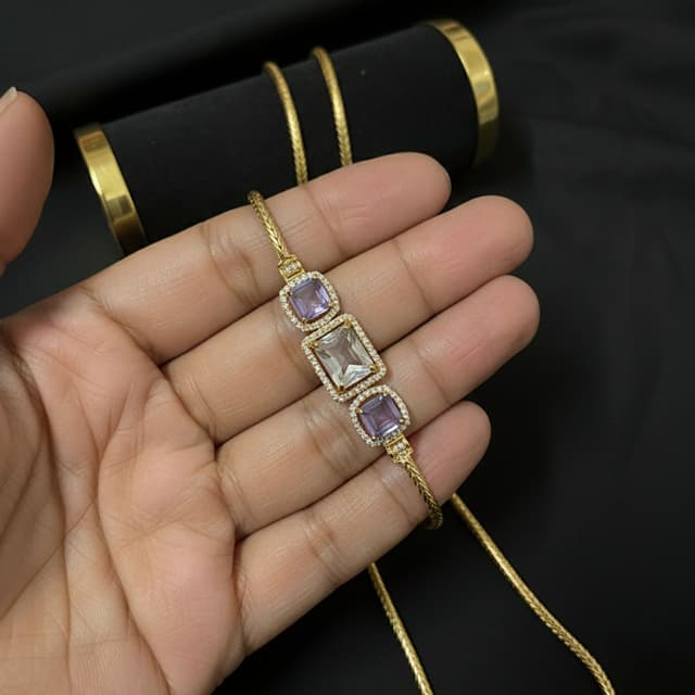 Lilac Mope Chain - Thumbnail 2